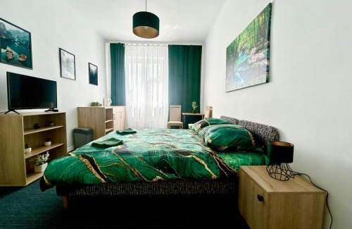 Wrzeszcz Apartamento | Jungle Studio New Prywatna łazienka