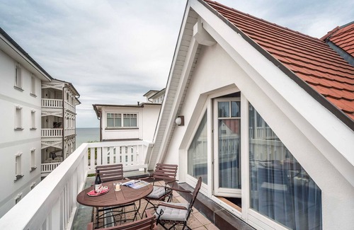 Binz Apartamento | Junior suite with balcony - Hotel Villa Belvedere