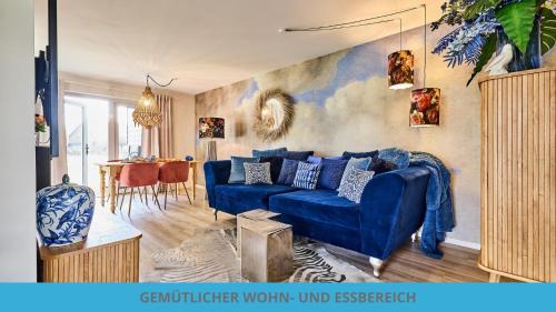 Busum Apartamento | Küstenkojen BLAUE LAGUNE - FeWo 1-5 Pers mit 2 Schlafzimmern, Terrasse und SAUNA