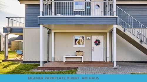 Busum Apartamento | Küstenkojen BLAUE LAGUNE - FeWo 1-5 Pers mit 2 Schlafzimmern, Terrasse und SAUNA