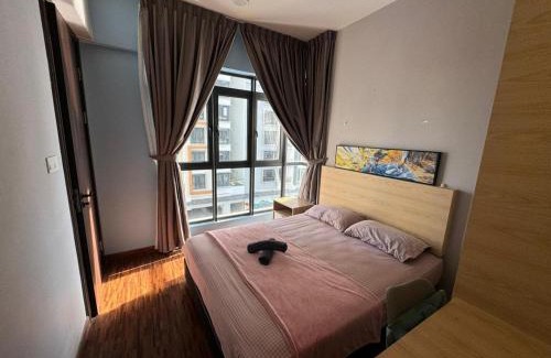 Penampang Apartamento | K Avenue by TZ homestay Studio 1-4pax