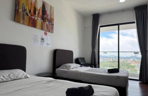 Penampang Apartamento | K Avenue High Floor Studio Balcony with Sunrise View