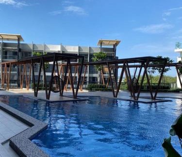 Penampang Apartamento | K avenue Studio 2bed room A06 near airport by GC