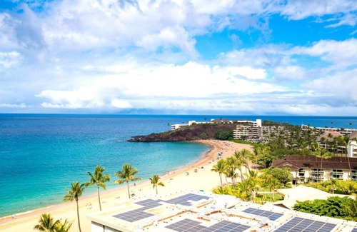 Kaanapali Apartamento | K B M Resorts- WH1-1218 Stunning Studio, whale watching, big ocean views, steps to beach