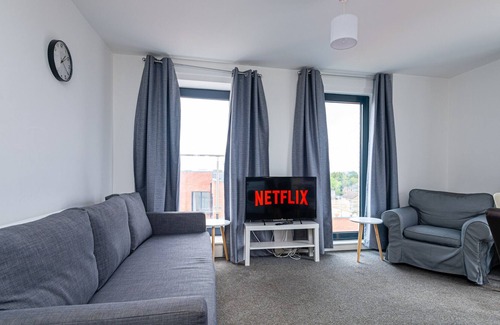 George Green Apartamento | K Suites - Modern Central 1 bed w/ free parking