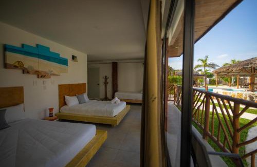Puerto Morelos Hotel | Kabañas Ojo de Agua