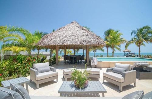 Placencia Villa | Kairos Villa - Luxury Ocean Front - 4 Bedrooms with 2 Private Pools & Beach