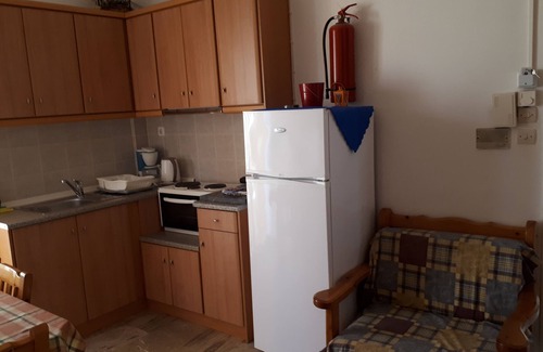 Paralia Vergas Apartamento | Katerina Apartments, (1) Apartamento de 1 dormitorio con balcón