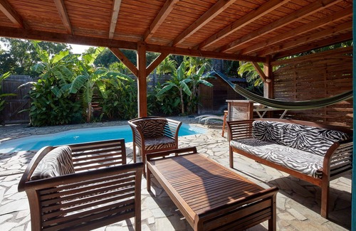 Rifflet Villa | kaz a coco, villa azul con piscina privada, 2 dormitorios, 2 baños