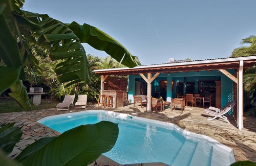 Rifflet Villa | kaz a coco, villa azul con piscina privada, 2 dormitorios, 2 baños