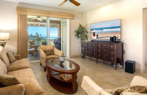 Waikoloa Apartamento | KBM Resorts FREE CAR Halii Kai Ocean view 2-Bedroom Luxury Condo HLI-12A