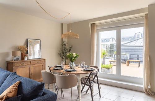 Dinard Apartamento | Kerlibri - 15min à Pied de la Plage