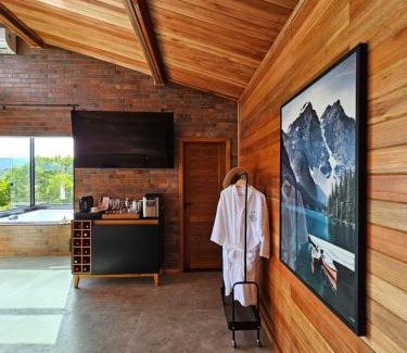 Jaboticatubas Chalet De Esquí | Khaya Chalés - Chalés de Luxo na Serra para Casais com Hidro