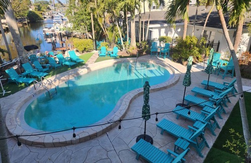 East Naples Villa | Estudio King con piscina y acceso al canal