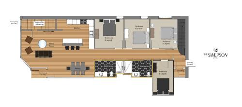 Shelby Park Apartamento | KING Sleep10 5Bed 4BR 2BA Swepson ICON