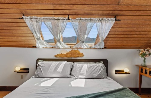 Townsend Hotel | King Suite w/ Skylights | Sofa Lounge | Balcony + Trees