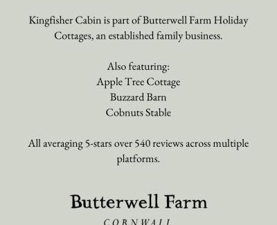 Bodmin Casa | Kingfisher Cabin, Butterwell Farm, Riverside cabin on 40-acre private estate
