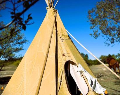 Clayton Otro | Kiowa Teepee at Nomad Landing