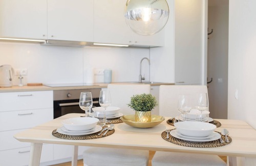 Sventoji Apartamento | Kiro apartamentai Elija su vaizdu į jūrą