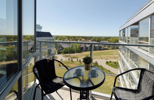 Sventoji Apartamento | Kiro apartamentai Elija su vaizdu į jūrą