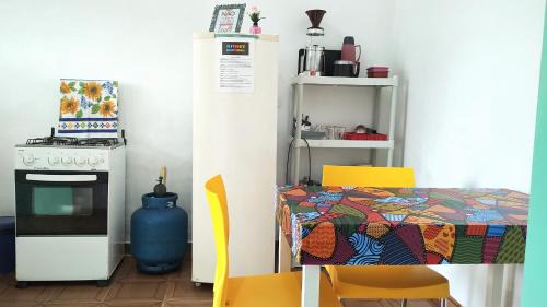 Jardim Paulista Apartamento | KITNET BERTIOGA - Centro - WIFI - TV - Garagem - Cozinha
