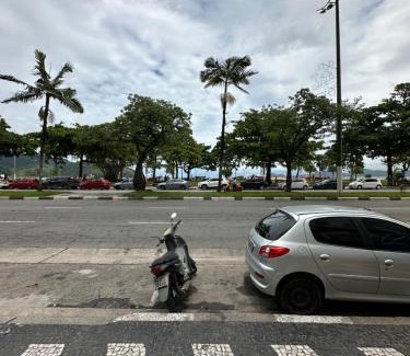 Aparecida Apartamento | Kitnet em frente a praia de Santos