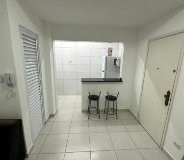Aparecida Apartamento | Kitnet em frente a praia de Santos