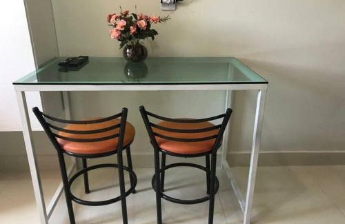 Vila Regina Apartamento | Kitnet207 centro, com linda vista janela, tv smart