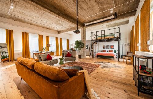 Ostviertel Apartamento | Klassen Stay - Exklusives Loft - XXL Leinwand - 4 km Messe, 1,5 km HBF