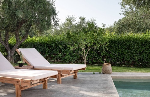 Fiolitis Villa | Klelia-villa de 2 dormitorios con piscina privada y vistas al jardín