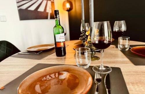 Chemnitz Apartamento | KMHosting Zentrum Luxe Apartment Balkon