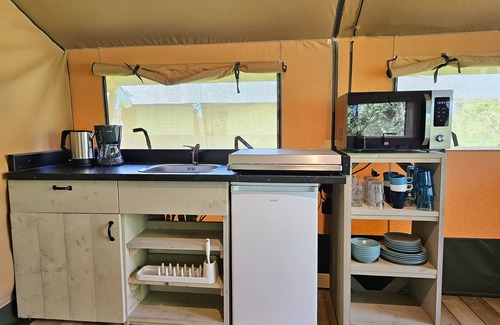 Aagtekerke Alquiler De RV | Komfortables Safarizelt, in der Nähe von Domburg, Strand und Wald