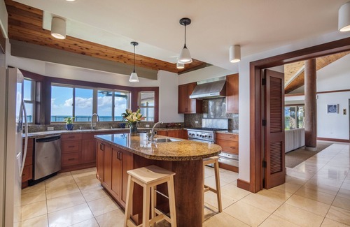 Maili Casa | Konishiki Beachhouse: Luxury 6BR Oceanfront Home w/ Private Pool, Beach Access