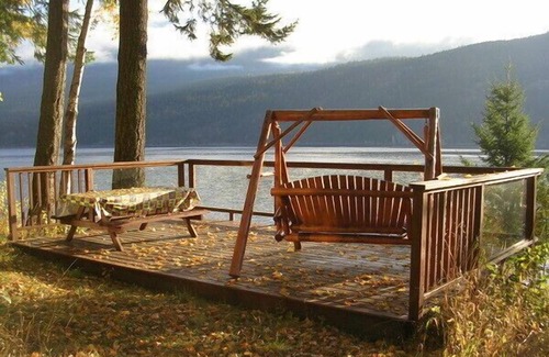 Kaslo Cabaña | Kootenai escondite Cabaña frente al lago