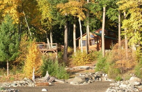 Kaslo Cabaña | Kootenai escondite Cabaña frente al lago