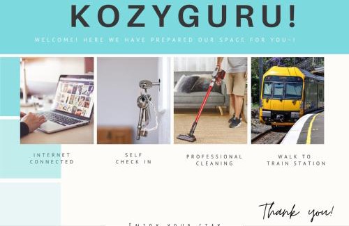 Rockdale Apartamento | KozyGuru | Rockdale | Spacious Modern 2 Bedrooms Holiday Home