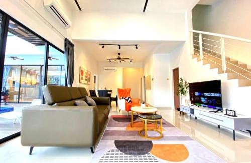 Kuala Selangor Casa | Kuala Selangor Modern Homestay with Pool 20pax