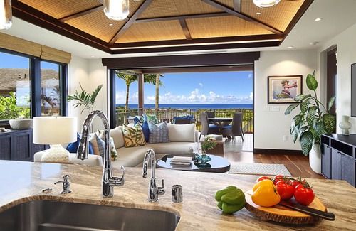 Poipu Condominio | Kukui'ula Villa 8: Oceanview Condo w/AC/Private Lanai, Walk to Shops/Restaurants