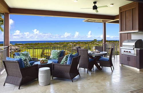 Poipu Condominio | Kukui'ula Villa 8: Oceanview Condo w/AC/Private Lanai, Walk to Shops/Restaurants