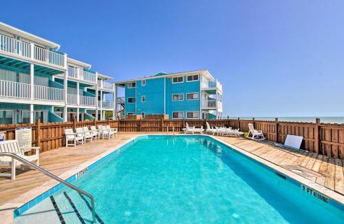 Kure Beach Apartamento | Kure Beach Condo with Panoramic Ocean Views!