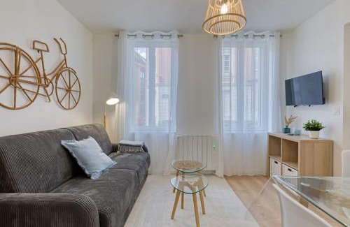 Gare-Jouvenet Apartamento | Léandre studio entièrement rénové avec extérieur