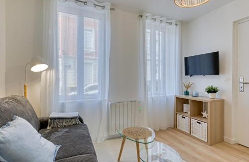 Gare-Jouvenet Apartamento | Léandre studio entièrement rénové avec extérieur