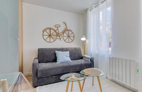 Gare-Jouvenet Apartamento | Léandre studio entièrement rénové avec extérieur