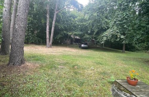 Listarum Apartamento | Lönnekullen, enkel sommarstuga mitt i skogen på Österlen med dusch ute