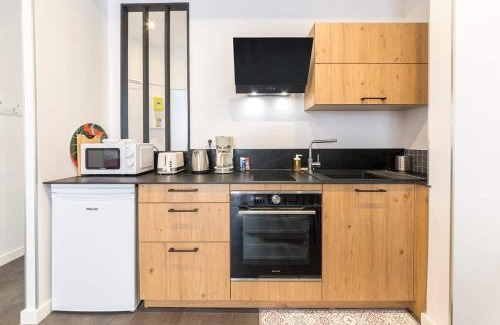 Saint-Helier Apartamento | L'échappée - Bel appartement rénové et proche Gare