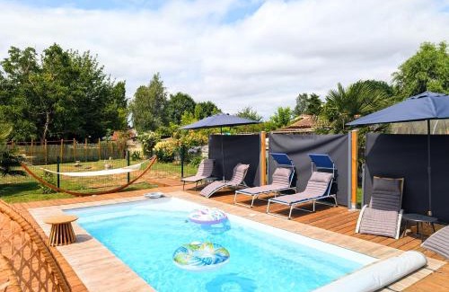 Hure Casa | L'échappée Huroise, piscine et spa privatifs