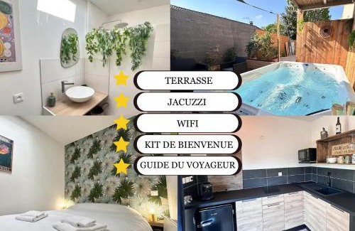Barbatre Apartamento | L échappée Rémoise, jacuzzi proche caves champagne