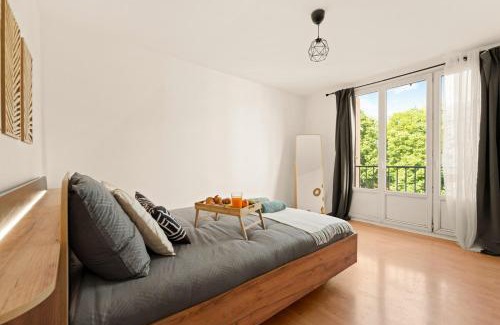 Centre-ville Apartamento | L'écrin Cocooning et moderne d'Ivry - Parking - Metro 5min à pied
