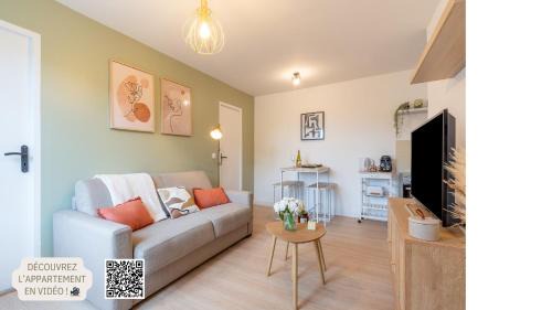 Clermont Apartamento | L'écrin des Bois - Proche aéroport Beauvais, Chantilly, forêt de Hez-Froidmont, parking public gratuit, Wifi & Netflix