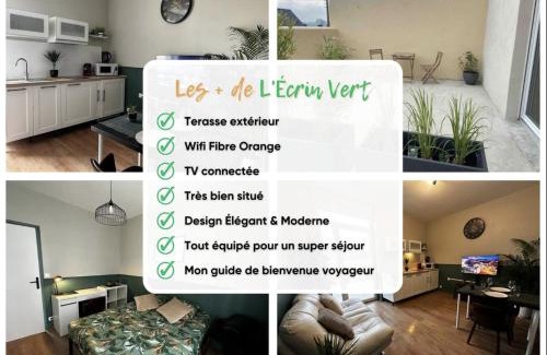 Boulogne-sur-Mer Apartamento | L'Écrin Vert - rez de chaussé - idéalement situé - terrasse